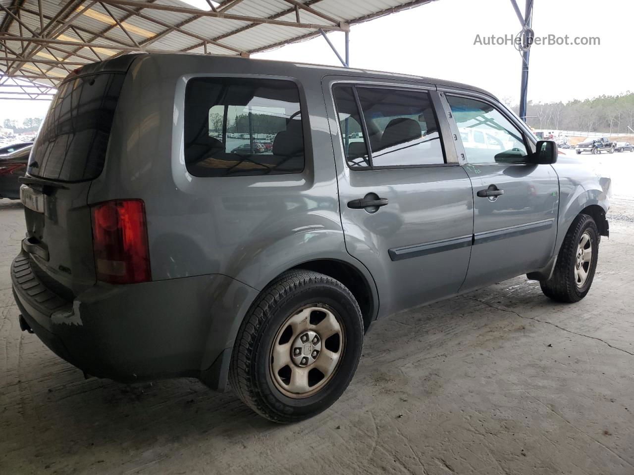 2009 Honda Pilot Lx Charcoal vin: 5FNYF48269B013400