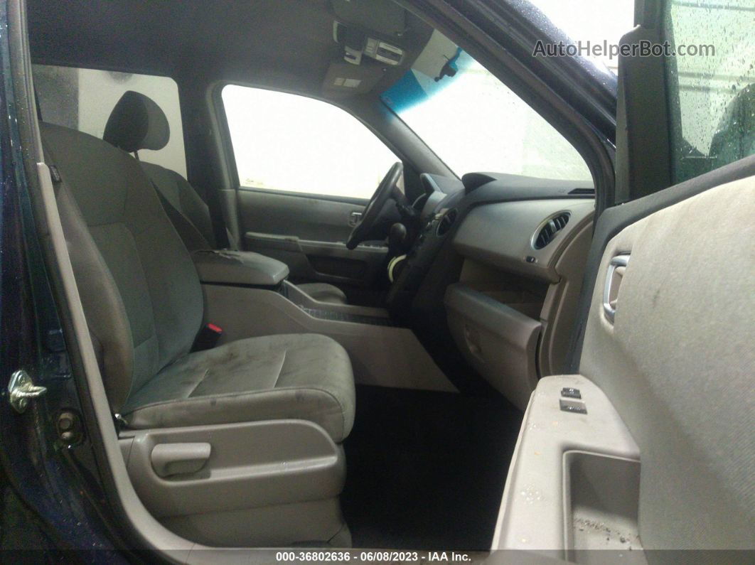 2009 Honda Pilot Lx Синий vin: 5FNYF48289B043157