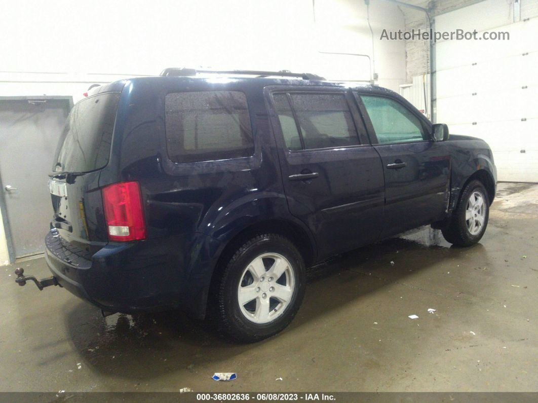 2009 Honda Pilot Lx Blue vin: 5FNYF48289B043157