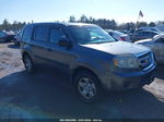 2009 Honda Pilot Lx Gray vin: 5FNYF48289B055129