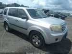 2009 Honda Pilot Lx Silver vin: 5FNYF48299B055575