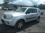 2009 Honda Pilot Lx Silver vin: 5FNYF48299B055575