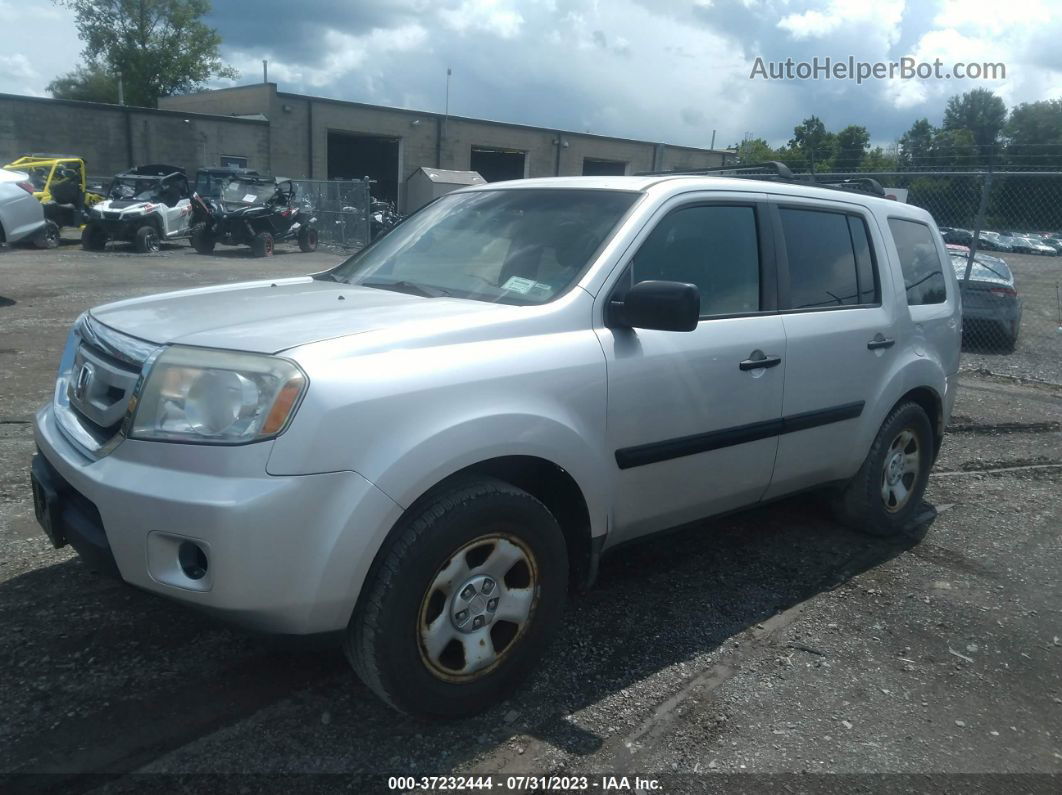 2009 Honda Pilot Lx Серебряный vin: 5FNYF48299B055575