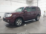 2009 Honda Pilot Ex Burgundy vin: 5FNYF48409B036222