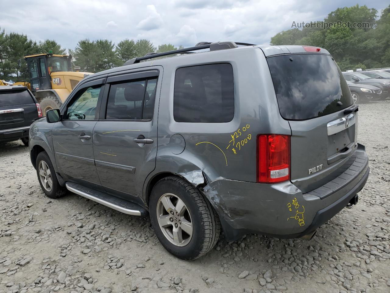 2009 Honda Pilot Ex Gray vin: 5FNYF48409B039234