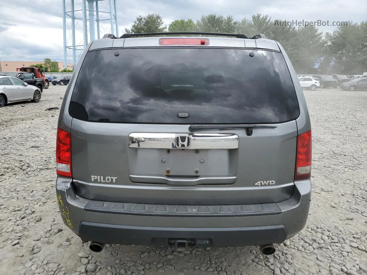 2009 Honda Pilot Ex Gray vin: 5FNYF48409B039234