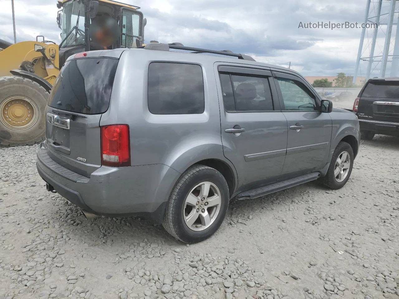 2009 Honda Pilot Ex Gray vin: 5FNYF48409B039234