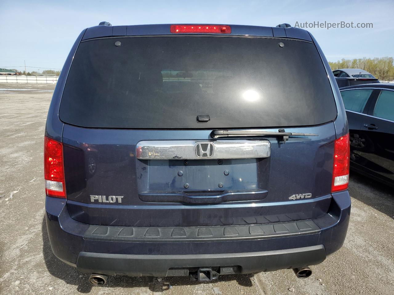 2009 Honda Pilot Ex Синий vin: 5FNYF48419B052087