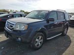 2009 Honda Pilot Ex Blue vin: 5FNYF48419B052087