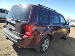 2009 Honda Pilot Ex Бордовый vin: 5FNYF48429B010558