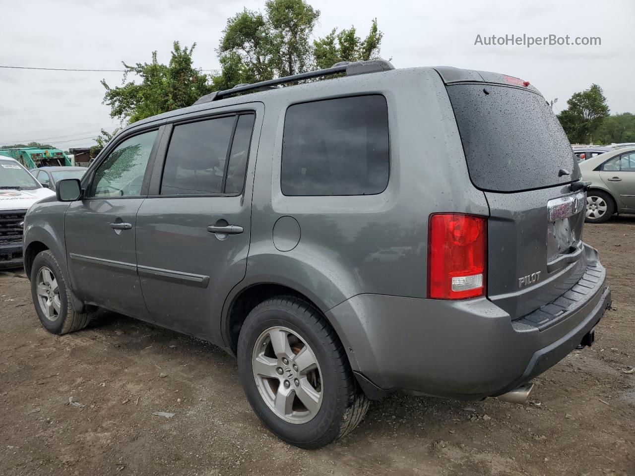 2009 Honda Pilot Ex Gray vin: 5FNYF48429B036965