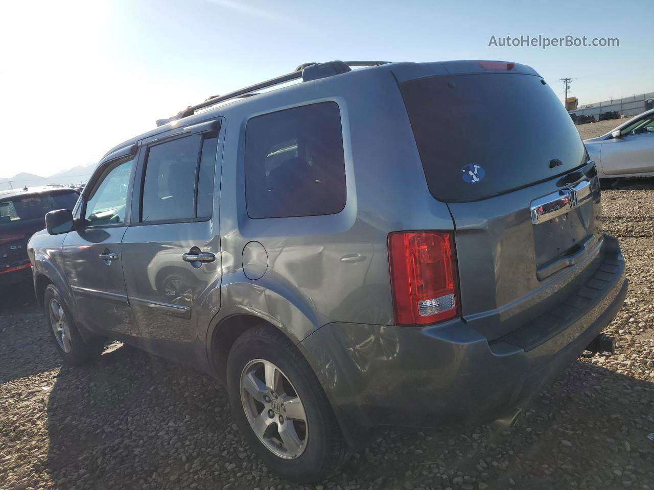 2009 Honda Pilot Ex Gray vin: 5FNYF48429B045388