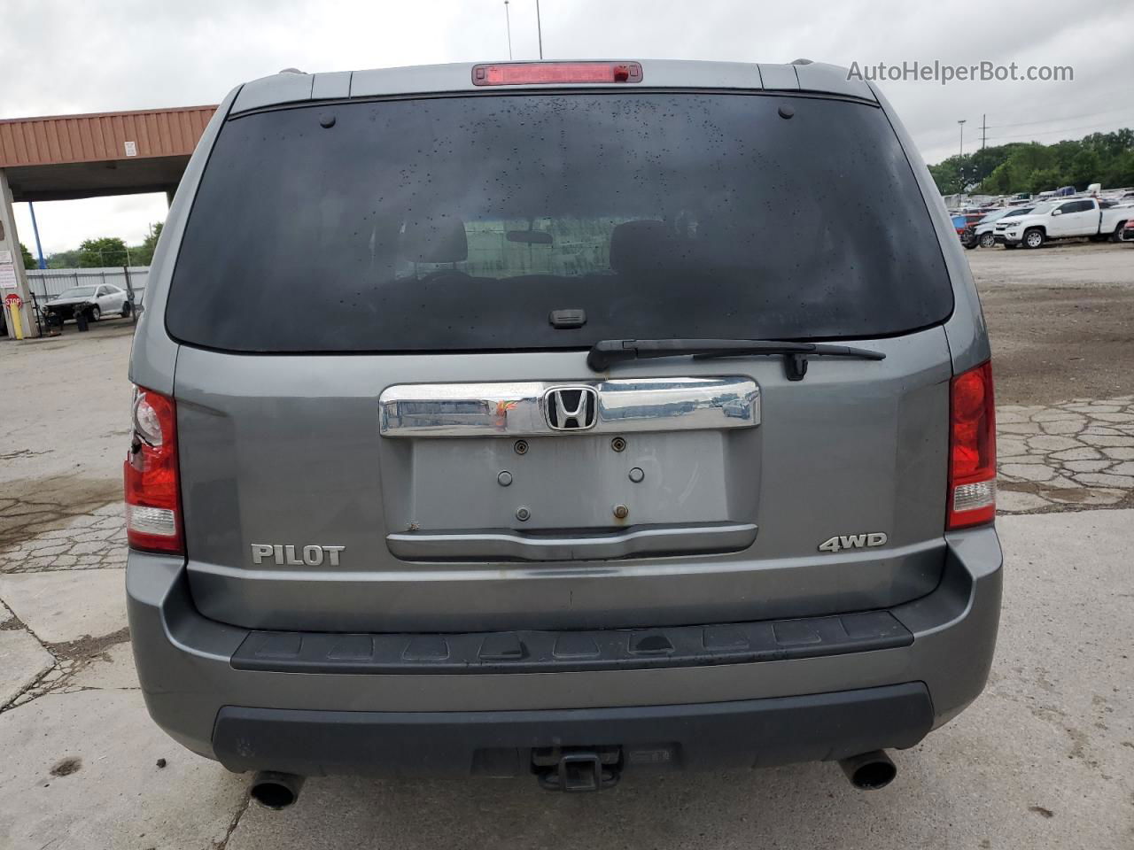 2009 Honda Pilot Ex Gray vin: 5FNYF48449B031511