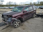 2009 Honda Pilot Ex Бордовый vin: 5FNYF48449B043027