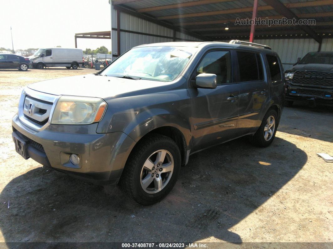 2009 Honda Pilot Ex Blue vin: 5FNYF48459B006665