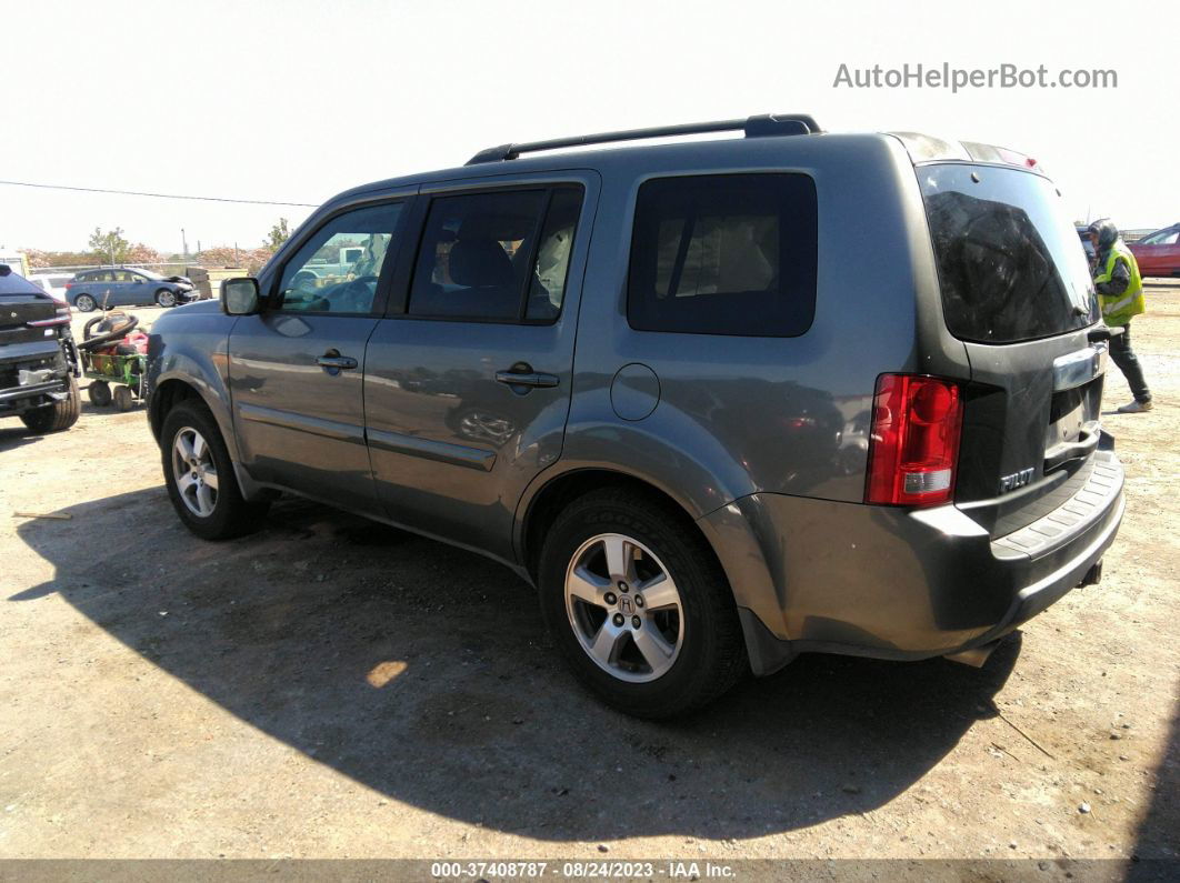 2009 Honda Pilot Ex Blue vin: 5FNYF48459B006665