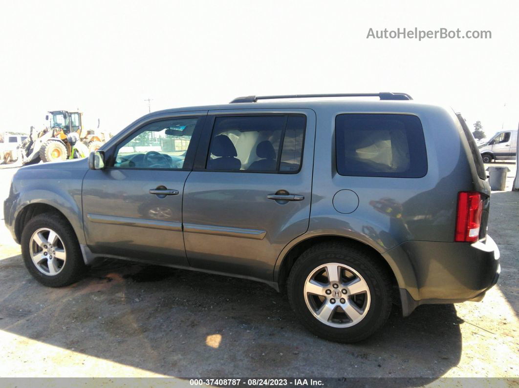 2009 Honda Pilot Ex Blue vin: 5FNYF48459B006665