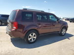 2009 Honda Pilot Ex Burgundy vin: 5FNYF48459B010571