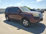 2009 Honda Pilot Ex Burgundy vin: 5FNYF48459B010571