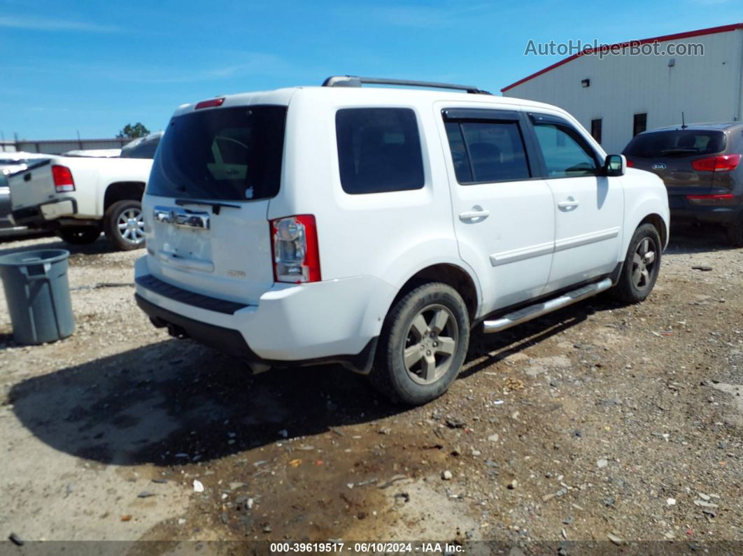 2009 Honda Pilot Ex Белый vin: 5FNYF48459B029749