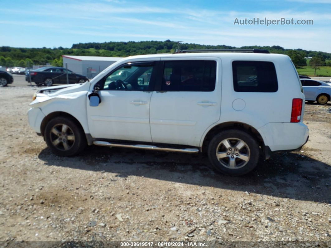 2009 Honda Pilot Ex Белый vin: 5FNYF48459B029749