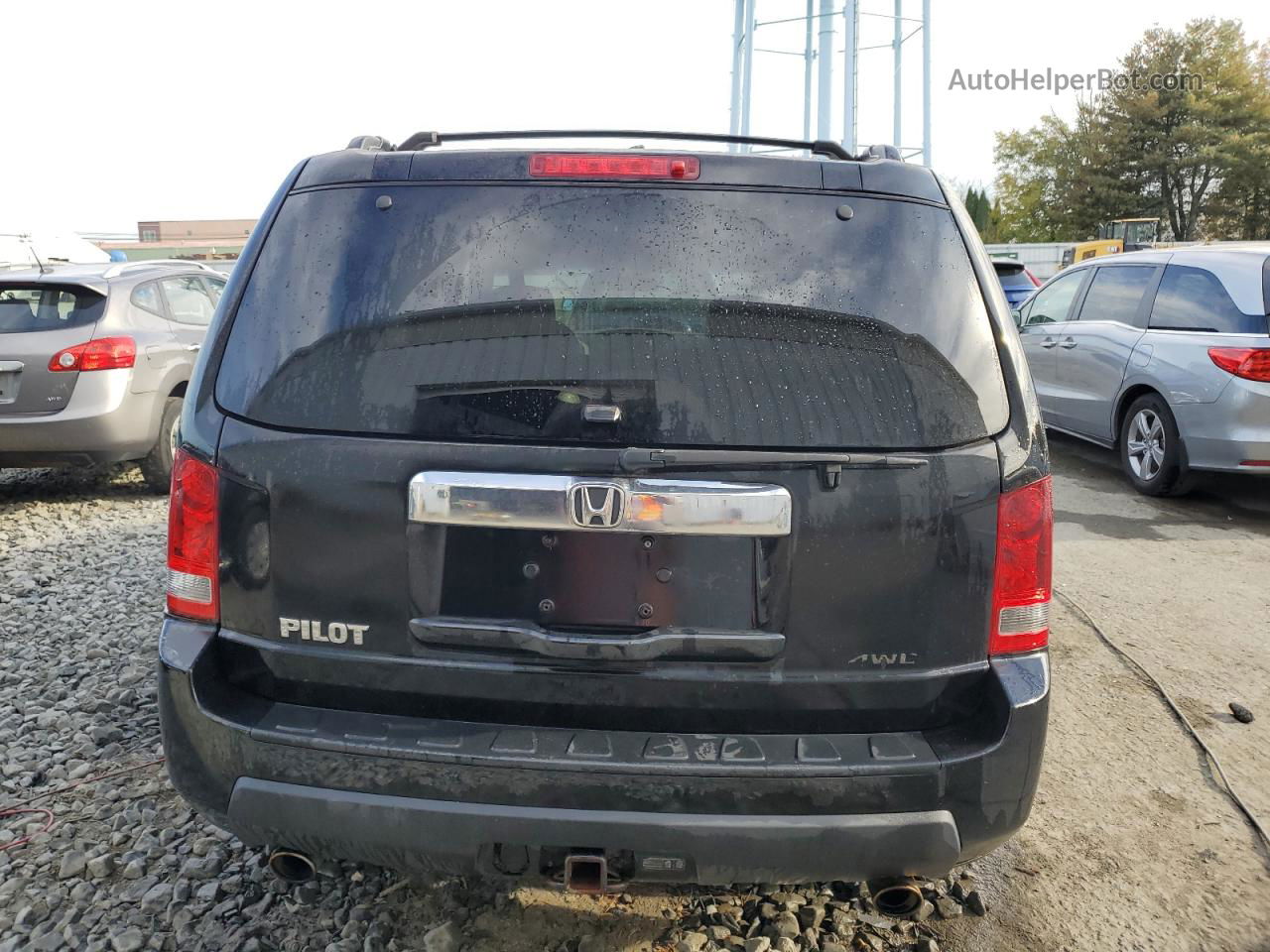 2009 Honda Pilot Ex Black vin: 5FNYF48459B044199