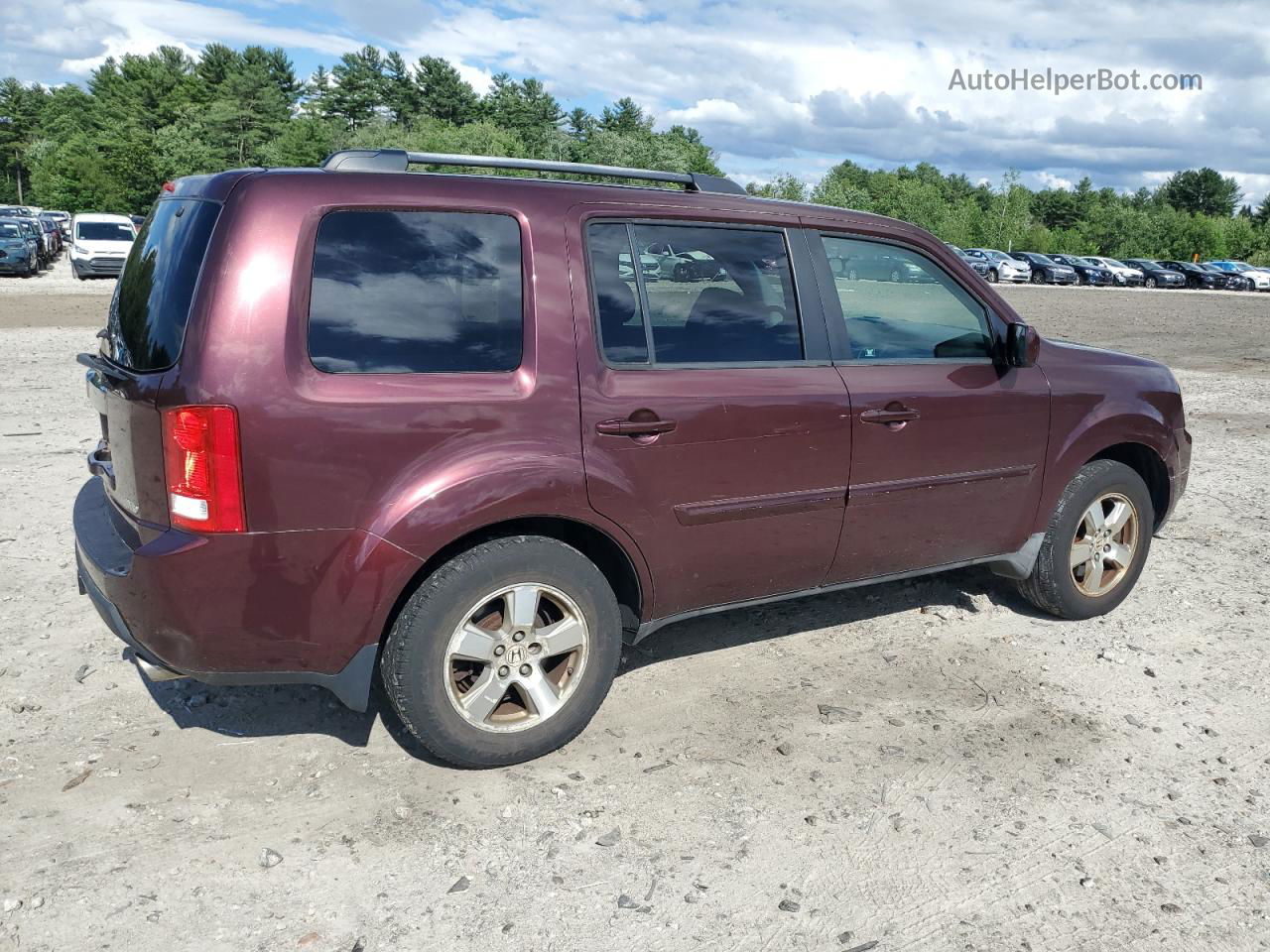 2009 Honda Pilot Ex Черный vin: 5FNYF48469B008442