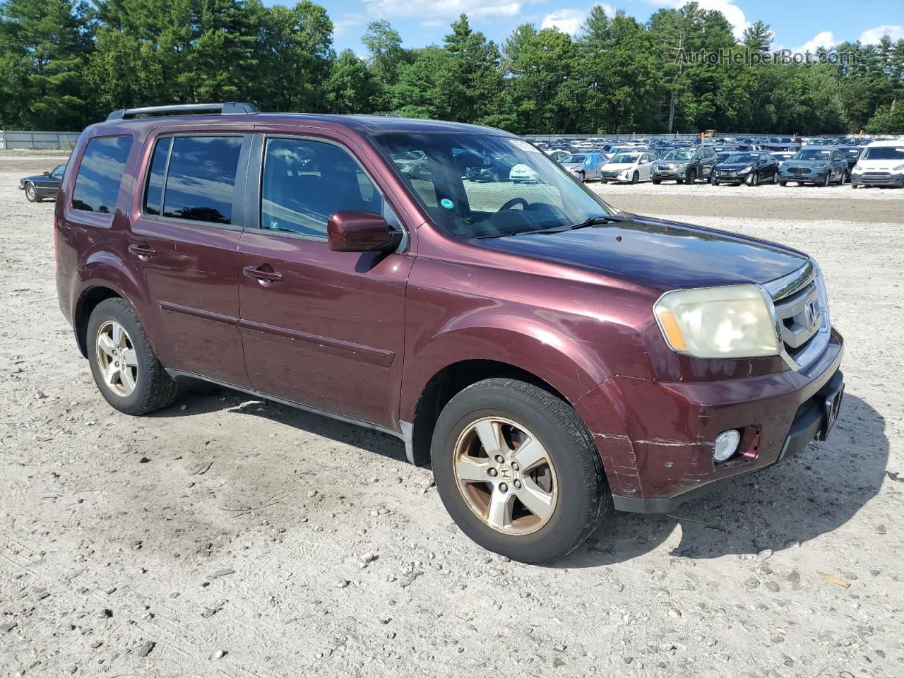 2009 Honda Pilot Ex Черный vin: 5FNYF48469B008442