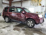 2009 Honda Pilot Ex Burgundy vin: 5FNYF48479B023760