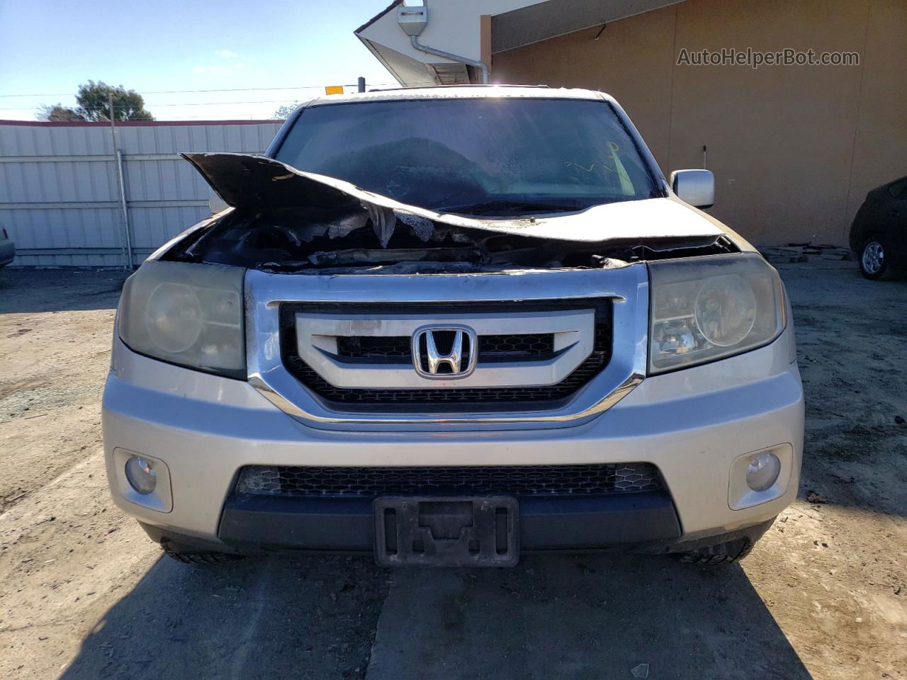 2009 Honda Pilot Ex Silver vin: 5FNYF48489B046674