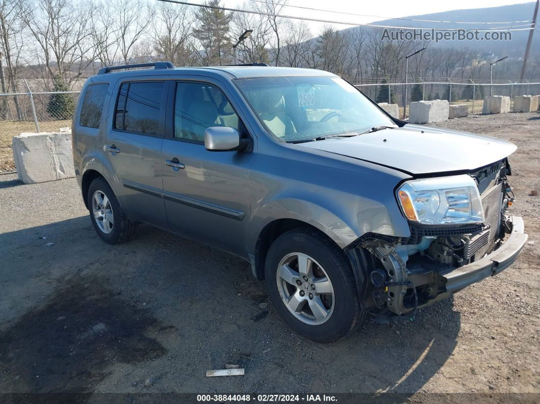 2009 Honda Pilot Ex Gray vin: 5FNYF48489B056122