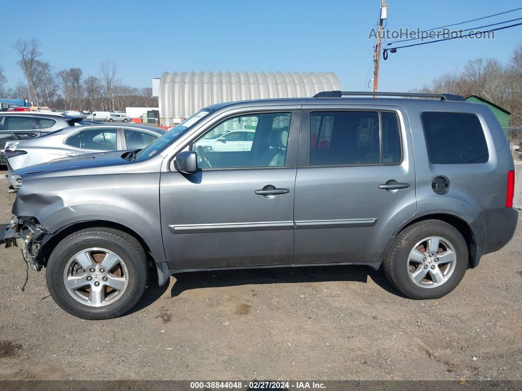 2009 Honda Pilot Ex Gray vin: 5FNYF48489B056122