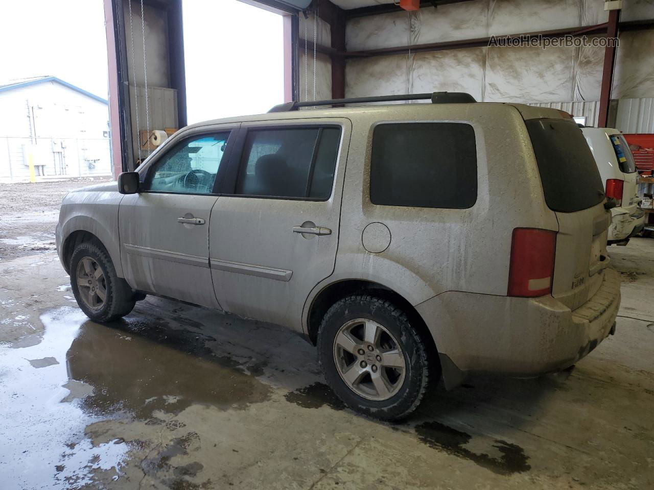 2009 Honda Pilot Ex Silver vin: 5FNYF484X9B003857