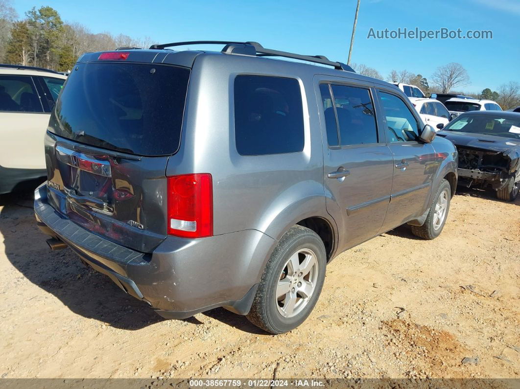 2009 Honda Pilot Ex Gray vin: 5FNYF484X9B055425