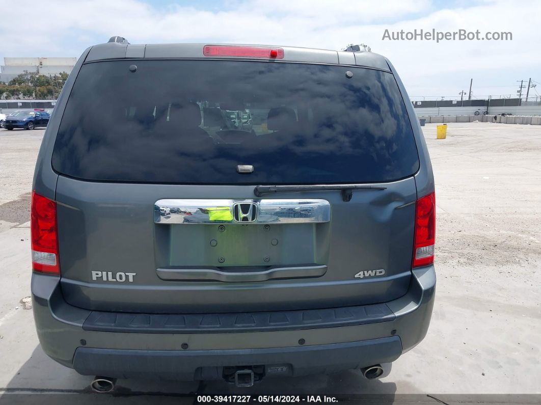 2009 Honda Pilot Ex-l Gray vin: 5FNYF48509B002144