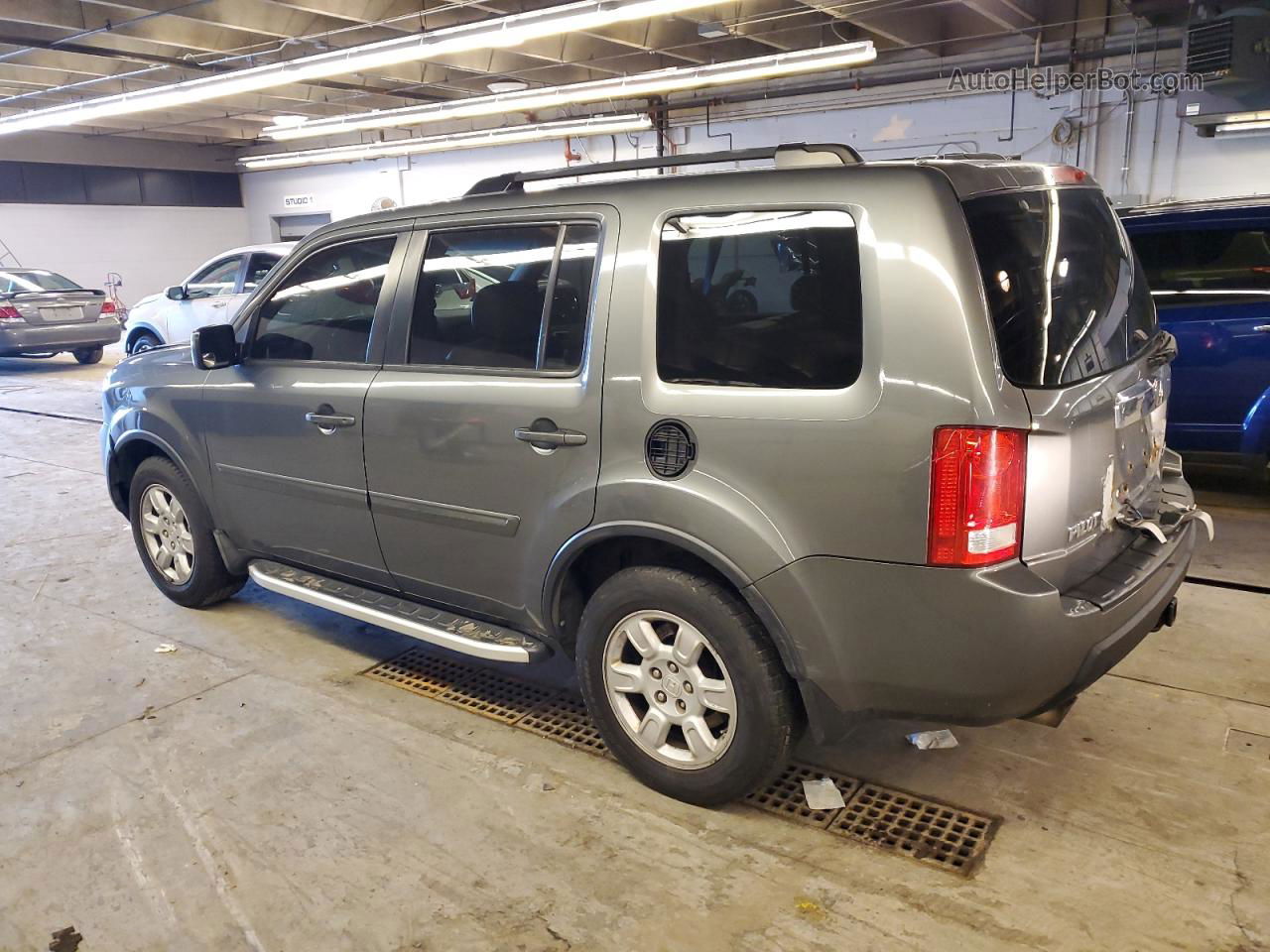 2009 Honda Pilot Exl Gray vin: 5FNYF48509B004136