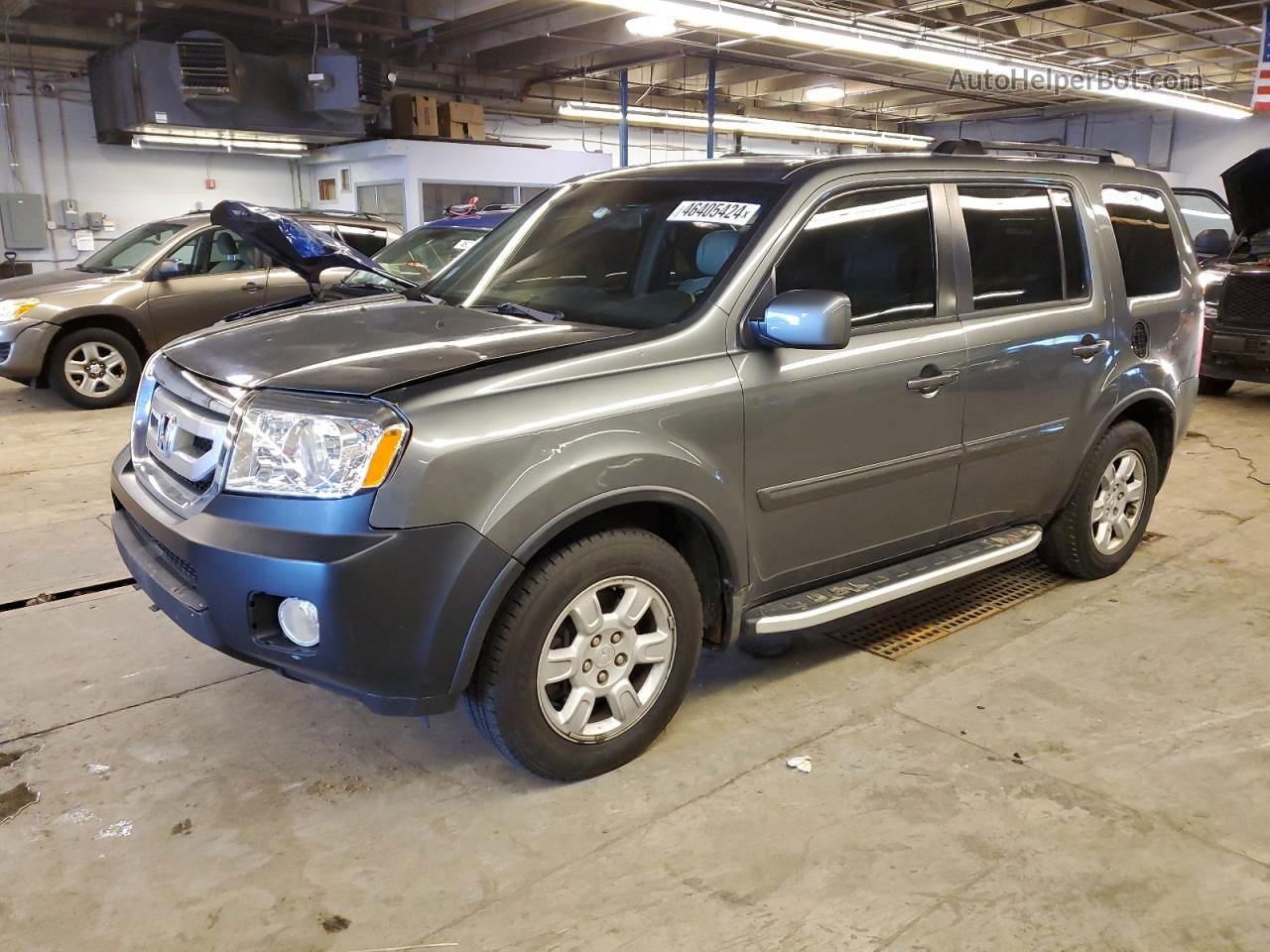 2009 Honda Pilot Exl Gray vin: 5FNYF48509B004136