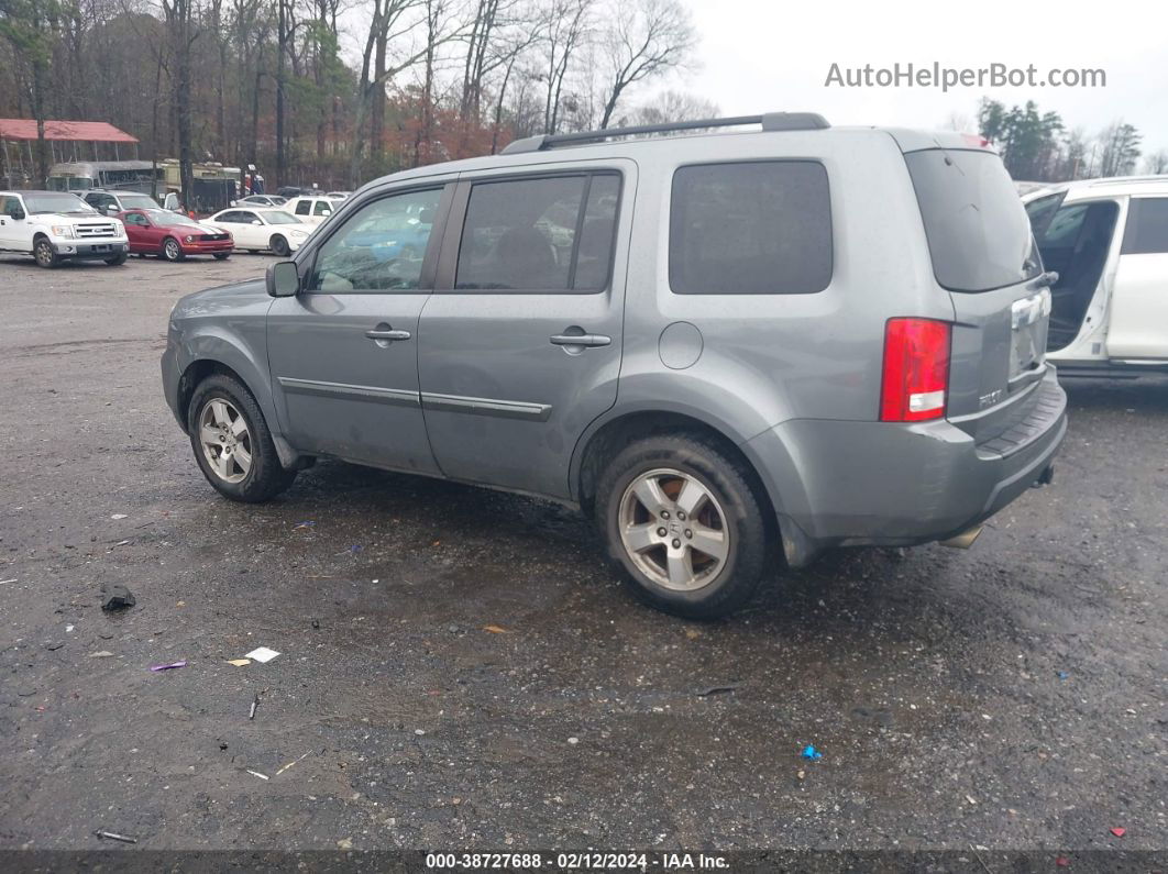 2009 Honda Pilot Ex-l Silver vin: 5FNYF48509B034236