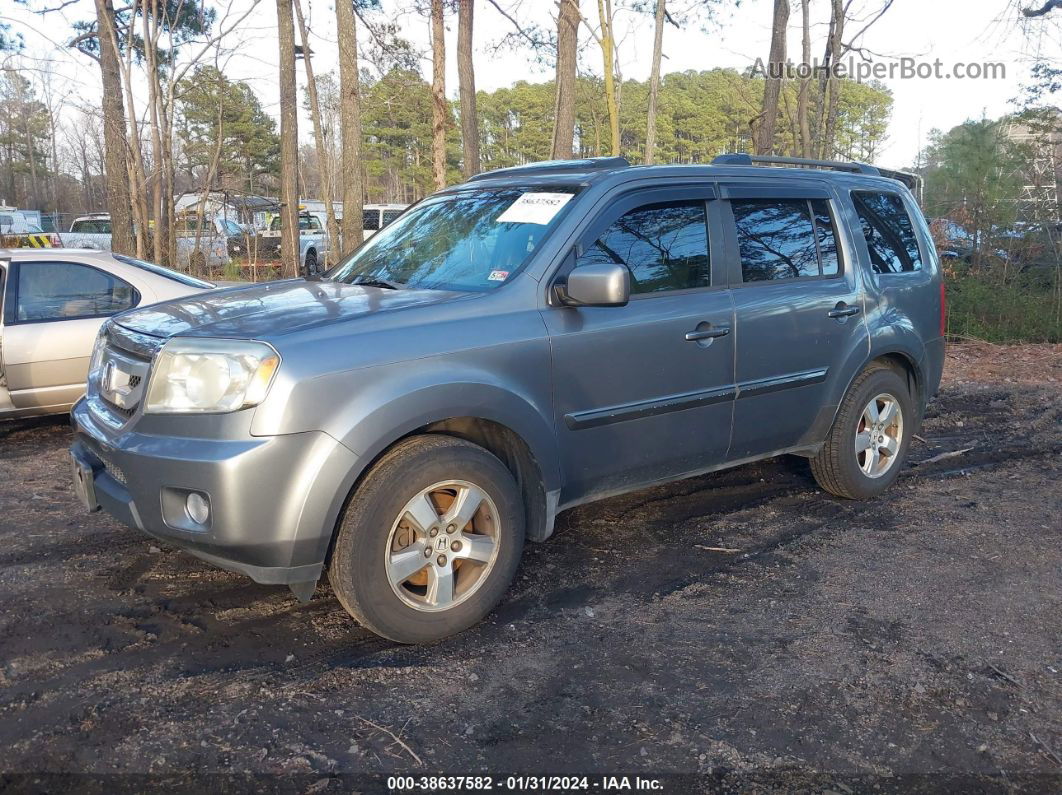 2009 Honda Pilot Ex-l Light Blue vin: 5FNYF48509B035807