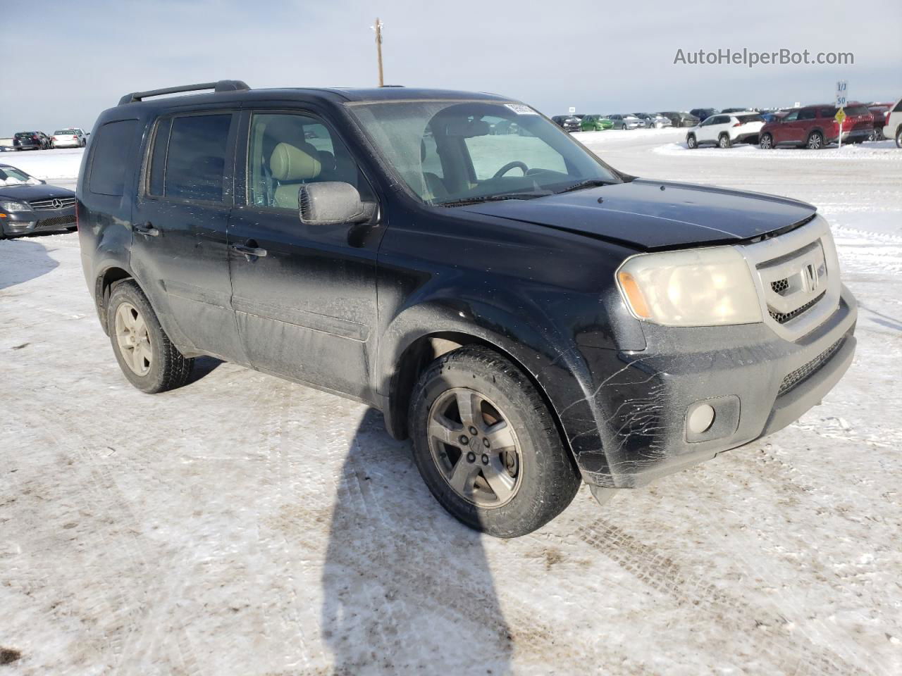 2009 Honda Pilot Exl Black vin: 5FNYF48509B501297