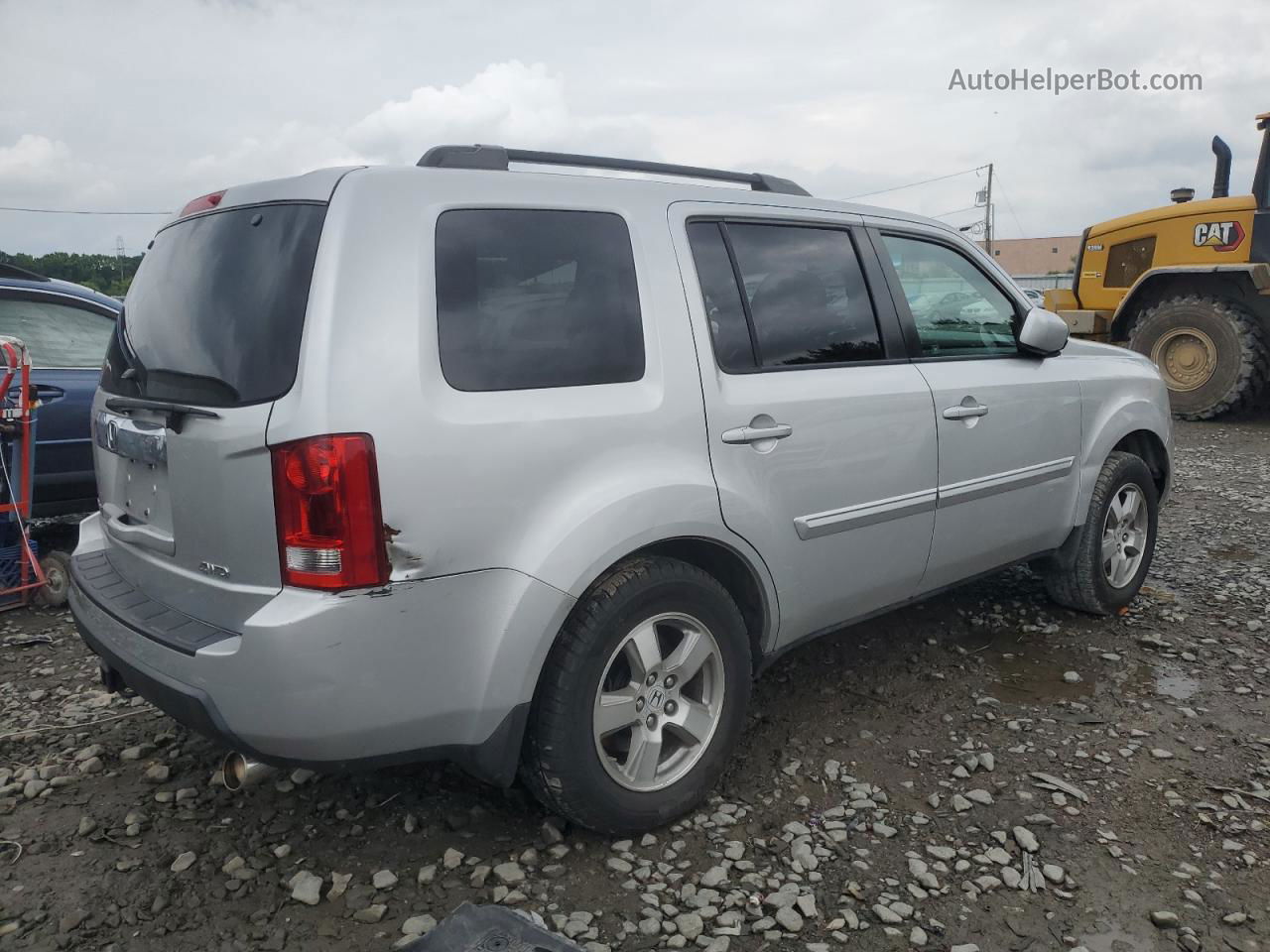 2009 Honda Pilot Exl Silver vin: 5FNYF48519B017199