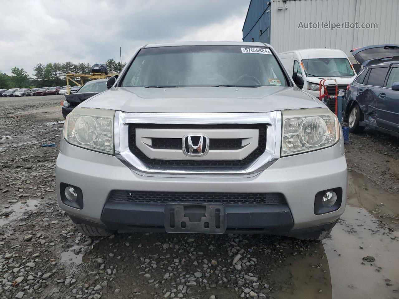 2009 Honda Pilot Exl Silver vin: 5FNYF48519B017199