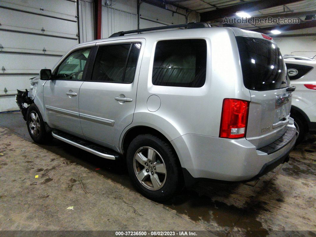 2009 Honda Pilot Ex-l Silver vin: 5FNYF48529B002243