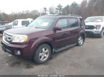 2009 Honda Pilot Ex-l Burgundy vin: 5FNYF48529B005434