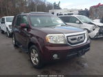 2009 Honda Pilot Ex-l Burgundy vin: 5FNYF48529B005434