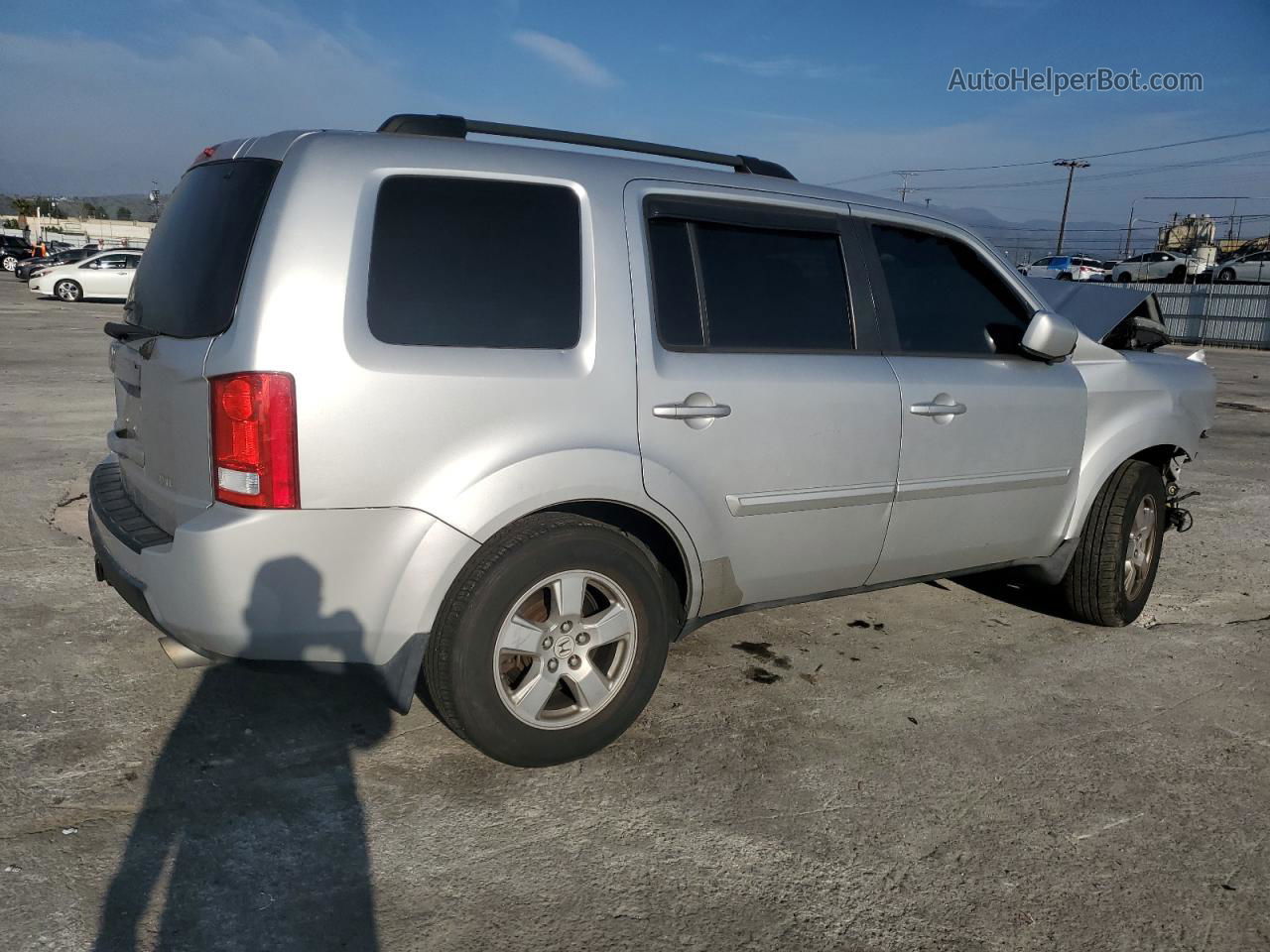 2009 Honda Pilot Exl Silver vin: 5FNYF48529B021570