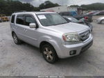 2009 Honda Pilot Ex-l Silver vin: 5FNYF48529B031824