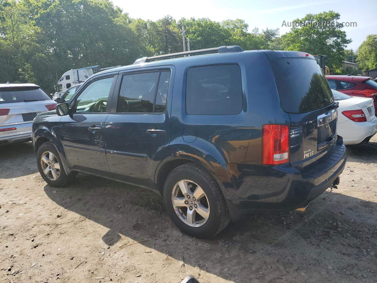 2009 Honda Pilot Exl Blue vin: 5FNYF48529B039017