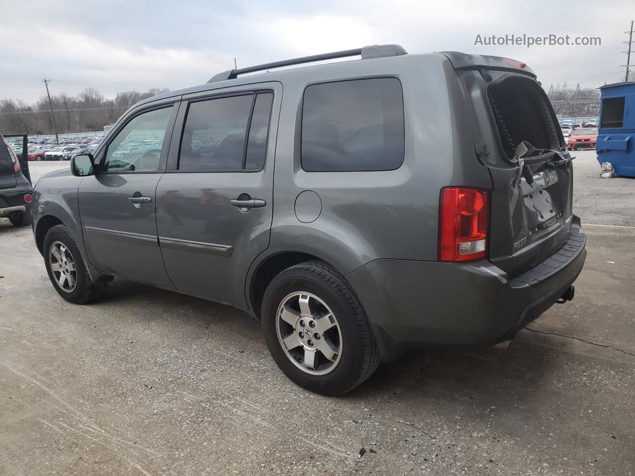 2009 Honda Pilot Exl Gray vin: 5FNYF48529B048803