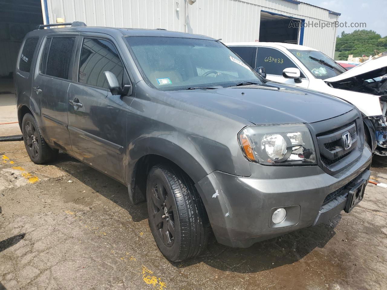 2009 Honda Pilot Exl Gray vin: 5FNYF48539B013848